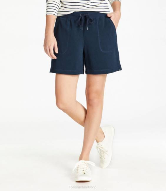 LLBean Ultrasoft Sweats 6\\ Short Mid-Rise Women J46J258 Clothing Classic Navy